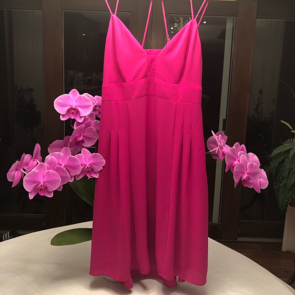 Hot pink Express mini dress